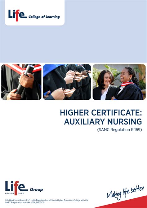 Certificate in Nursing Auxiliary Studies / Degrees.